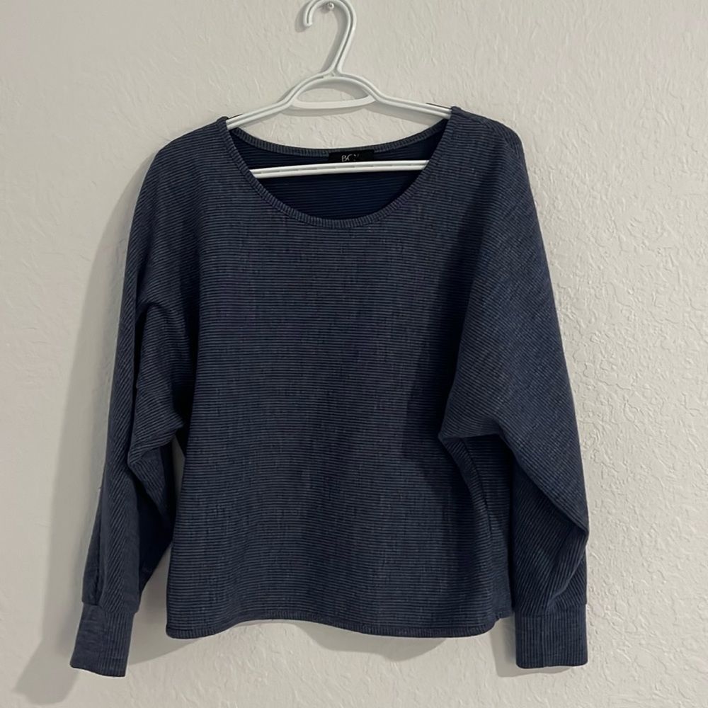 BCX Elbow Sleeve Shirt - Blue